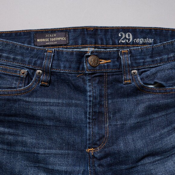 J CREW MIDRISE TOOTHPICK JEAN - Picture 3 of 5